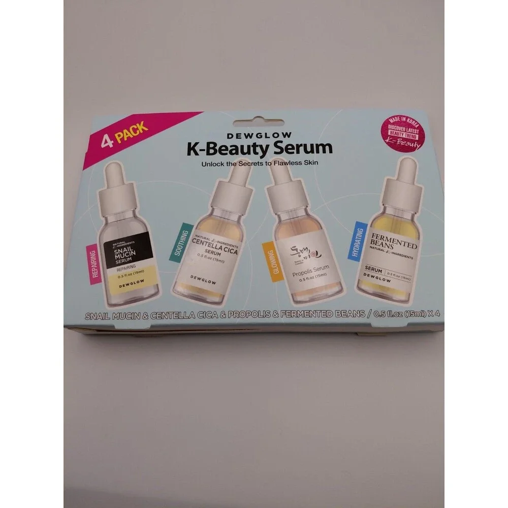 K BEAUTY SERUM 4 PACK Made In KOREA
